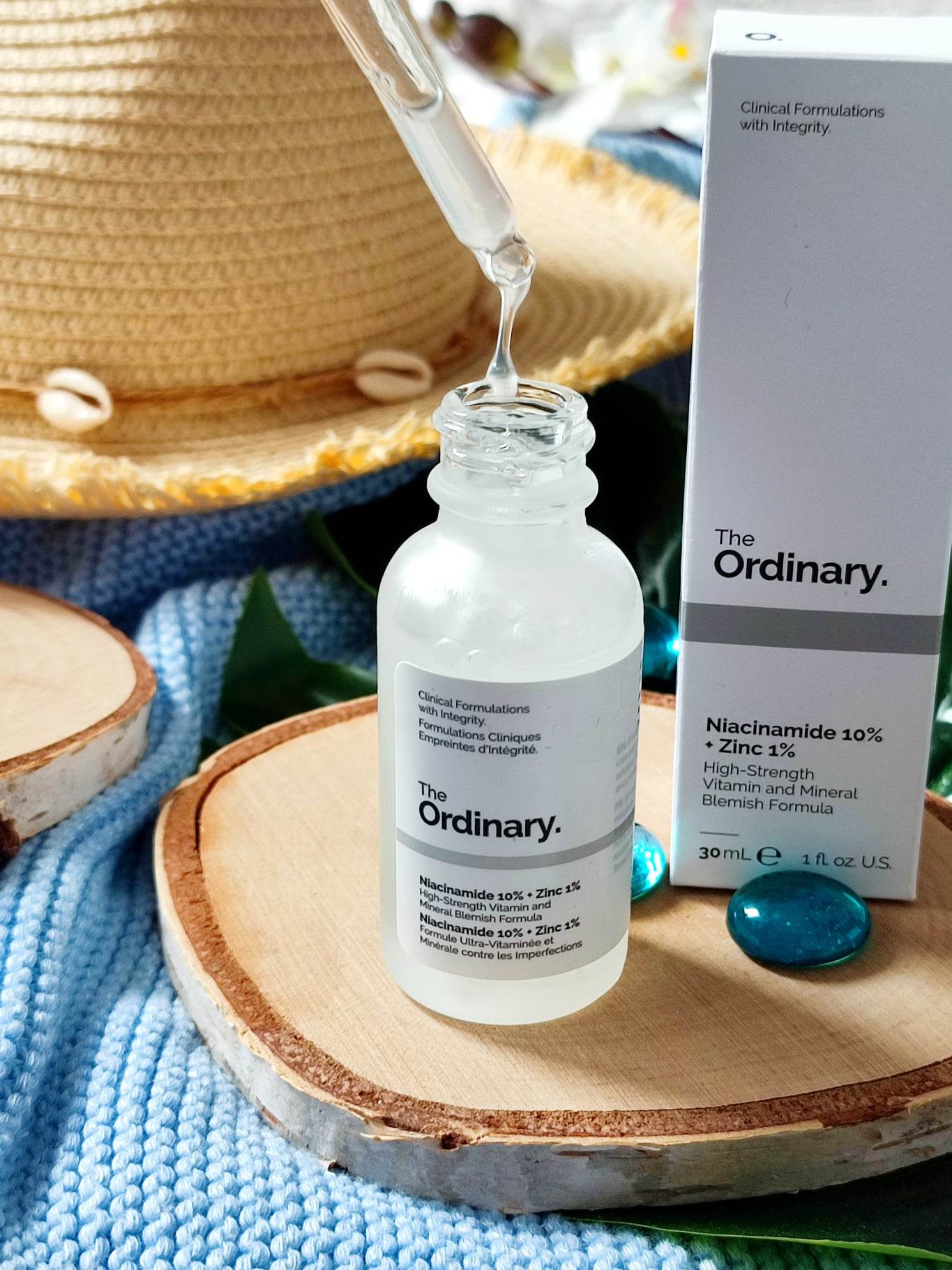 The Ordinary Niacinamide 10% + Zinc 1% serum rozświetlające do twarzy